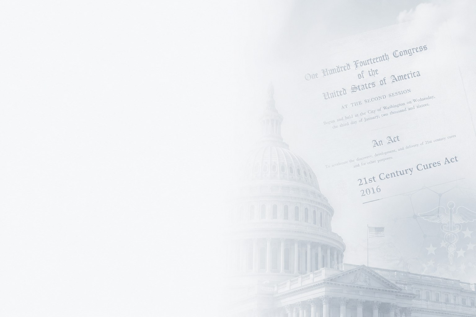 U.S. Capitol building, representing the 21st Century Cures Act federal law on medical records